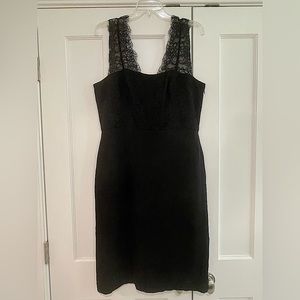 LK Bennett Beautiful Black Lace Dress (Size-12)
